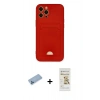 MARSİLYAN™- iPhone 12 Pro Max Kılıf Vadi Çizgi Prime - Siyah Mat Seramik Nano Ekran Koruyucu + Shine Kamera Lens Koruma Cam - MI