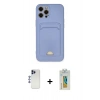 MARSİLYAN™- iPhone 12 Pro Max Kılıf Vadi Çizgi Prime - Siyah Polymer Nano Ekran Koruyucu + Shine Kamera Lens - LT