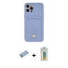 MARSİLYAN™- iPhone 12 Pro Max Kılıf Vadi Çizgi Prime - Siyah Polymer Nano Ekran Koruyucu + Shine Kamera Lens Koruma Cam - MI