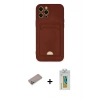 MARSİLYAN™- iPhone 12 Pro Max Kılıf Vadi Çizgi Prime - Siyah Polymer Nano Ekran Koruyucu + Shine Kamera Lens Koruma Cam - SABE