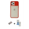 MARSİLYAN™- iPhone 12 Pro Max Kılıf Vadi Çizgi - Şeffaf Royal Nano Ekran Koruyucu + Shine Kamera Lens Koruma Cam - SABE