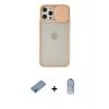 MARSİLYAN™- iPhone 12 Pro Max Kılıf Vadi Çizgi - Siyah Joko Magic 5D Cam + Shine Kamera Lens Koruma Cam - GI