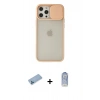 MARSİLYAN™- iPhone 12 Pro Max Kılıf Vadi Çizgi - Siyah Joko Magic 5D Cam + Shine Kamera Lens Koruma Cam - MI