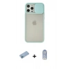MARSİLYAN™- iPhone 12 Pro Max Kılıf Vadi Çizgi - Siyah Joko Magic 5D Cam + Shine Kamera Lens Koruma Cam - MI