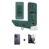 MARSİLYAN™- iPhone 12 Pro Max Kılıf Vadi Form Prime - Şeffaf Temperli Cam Ekran Koruyucu + Neon Fosforlu Kamera Lens - MI