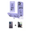MARSİLYAN™- iPhone 12 Pro Max Kılıf Vadi Form Prime - Şeffaf Temperli Cam Ekran Koruyucu + Neon Fosforlu Kamera Lens - MI