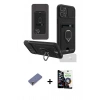 MARSİLYAN™- iPhone 12 Pro Max Kılıf Vadi Form Prime - Şeffaf Temperli Cam Ekran Koruyucu + Metal Kamera Lens Koruma Cam - GD