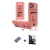 MARSİLYAN™- iPhone 12 Pro Max Kılıf Vadi Form Prime - Şeffaf Temperli Cam Ekran Koruyucu + Metal Kamera Lens Koruma Cam - GD