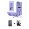 MARSİLYAN™- iPhone 12 Pro Max Kılıf Vadi Form Prime - Şeffaf Temperli Cam Ekran Koruyucu + Neon Fosforlu Kamera Lens - BZ