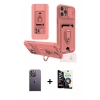 MARSİLYAN™- iPhone 12 Pro Max Kılıf Vadi Form Prime - Şeffaf Temperli Cam Ekran Koruyucu + Neon Fosforlu Kamera Lens - BZ
