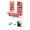 MARSİLYAN™- iPhone 12 Pro Max Kılıf Vadi Form Prime - Şeffaf Temperli Cam Ekran Koruyucu + Shine Kamera Lens Koruma Cam - MI
