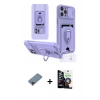 MARSİLYAN™- iPhone 12 Pro Max Kılıf Vadi Form Prime - Şeffaf Temperli Cam Ekran Koruyucu + Siyah Metal Kamera Lens Koruma Cam