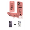 MARSİLYAN™- iPhone 12 Pro Max Kılıf Vadi Form Prime - Şeffaf Uv Polymer Nano Ekran Koruyucu + Neon Fosforlu Kamera Lens - BZ
