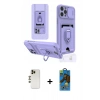 MARSİLYAN™- iPhone 12 Pro Max Kılıf Vadi Form Prime - Siyah 18D Cam Ekran Koruyucu + Shine Kamera Lens - GD