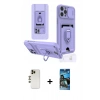 MARSİLYAN™- iPhone 12 Pro Max Kılıf Vadi Form Prime - Siyah 34D Izgaralı Cam + Gold Shine Kamera Lens