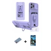 MARSİLYAN™- iPhone 12 Pro Max Kılıf Vadi Form Prime - Siyah 34D Izgaralı Cam + Shine Kamera Lens Koruma Cam - PE
