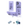 MARSİLYAN™- iPhone 12 Pro Max Kılıf Vadi Form Prime - Siyah 3D Antistatik Cam Ekran Koruyucu + Mavi Shine Kamera Lens Koruma Cam