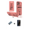 MARSİLYAN™- iPhone 12 Pro Max Kılıf Vadi Form Prime - Siyah 3D Antistatik Hayalet Cam Ekran Koruyucu + Shine Kamera Lens Koruma Cam - SH