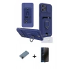 MARSİLYAN™- iPhone 12 Pro Max Kılıf Vadi Form Prime - Siyah 3D Antistatik Hayalet Cam Ekran Koruyucu + Shine Kamera Lens Koruma Cam - SH