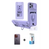 MARSİLYAN™- iPhone 12 Pro Max Kılıf Vadi Form Prime - Siyah 5D Eko Cam Ekran Koruyucu + Turuncu Neon Fosforlu Kamera Lens