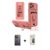 MARSİLYAN™- iPhone 12 Pro Max Kılıf Vadi Form Prime - Siyah 6D Mat Seramik Hayalet Nano Ekran Koruyucu + Neon Fosforlu Kamera Lens - YL