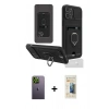 MARSİLYAN™- iPhone 12 Pro Max Kılıf Vadi Form Prime - Siyah 6D Mat Seramik Hayalet Nano Ekran Koruyucu + Neon Fosforlu Kamera Lens - YL
