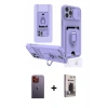 MARSİLYAN™- iPhone 12 Pro Max Kılıf Vadi Form Prime - Siyah Bilvis Hayalet Cam Ekran Koruyucu + Neon Fosforlu Kamera Lens - TU