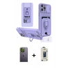 MARSİLYAN™- iPhone 12 Pro Max Kılıf Vadi Form Prime - Siyah Bilvis Hayalet Cam Ekran Koruyucu + Yeşil Neon Fosforlu Kamera Lens