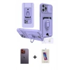 MARSİLYAN™- iPhone 12 Pro Max Kılıf Vadi Form Prime - Siyah Joko 5D Cam + Neon Fosforlu Kamera Lens - TU