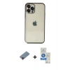 MARSİLYAN™- iPhone 12 Pro Max Kılıf Vadi Minimal - Şeffaf Royal Nano Ekran Koruyucu + Metal Kamera Lens Koruma Cam - KI