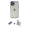 MARSİLYAN™- iPhone 12 Pro Max Kılıf Vadi Minimal - Şeffaf Royal Nano Ekran Koruyucu + Metal Kamera Lens Koruma Cam - GD