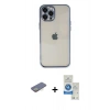 MARSİLYAN™- iPhone 12 Pro Max Kılıf Vadi Minimal - Şeffaf Royal Nano Ekran Koruyucu + Renkli Kamera Lens Koruma Cam - SI