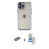 MARSİLYAN™- iPhone 12 Pro Max Kılıf Vadi Minimal - Şeffaf Royal Nano Ekran Koruyucu + Renkli Kamera Lens Koruma Cam - TU