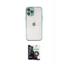 MARSİLYAN™- iPhone 12 Pro Max Kılıf Vadi Minimal - Şeffaf Temperli Cam Ekran Koruyucu