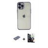 MARSİLYAN™- iPhone 12 Pro Max Kılıf Vadi Minimal - Şeffaf Temperli Cam Ekran Koruyucu + Renkli Kamera Lens Koruma Cam - PE