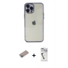 MARSİLYAN™- iPhone 12 Pro Max Kılıf Vadi Minimal - Şeffaf Uv Polymer Nano Ekran Koruyucu + Shine Kamera Lens Koruma Cam - SABE