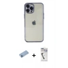 MARSİLYAN™- iPhone 12 Pro Max Kılıf Vadi Minimal - Şeffaf Uv Polymer Nano Ekran Koruyucu + Shine Kamera Lens Koruma Cam - MI