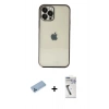 MARSİLYAN™- iPhone 12 Pro Max Kılıf Vadi Minimal - Şeffaf Uv Polymer Nano Ekran Koruyucu + Shine Kamera Lens Koruma Cam - MI