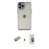 MARSİLYAN™- iPhone 12 Pro Max Kılıf Vadi Minimal - Siyah 6D Mat Seramik Hayalet Nano Ekran Koruyucu + Shine Kamera Lens Koruma Cam - SABE