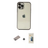 MARSİLYAN™- iPhone 12 Pro Max Kılıf Vadi Minimal - Siyah 6D Mat Seramik Hayalet Nano Ekran Koruyucu + Shine Kamera Lens Koruma Cam - SABE