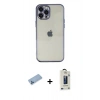 MARSİLYAN™- iPhone 12 Pro Max Kılıf Vadi Minimal - Siyah Bilvis Hayalet Cam Ekran Koruyucu + Shine Kamera Lens Koruma Cam - MI