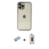 MARSİLYAN™- iPhone 12 Pro Max Kılıf Vadi Minimal - Siyah Bilvis Hayalet Cam Ekran Koruyucu + Shine Kamera Lens Koruma Cam - MI