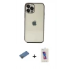 MARSİLYAN™- iPhone 12 Pro Max Kılıf Vadi Minimal - Siyah Joko 5D Cam + Shine Kamera Lens Koruma Cam - GD