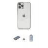 MARSİLYAN™- iPhone 12 Pro Max Kılıf Vadi Minimal - Siyah Joko Magic 5D Cam + Renkli Kamera Lens Koruma Cam - SI
