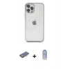 MARSİLYAN™- iPhone 12 Pro Max Kılıf Vadi Minimal - Siyah Joko Magic 5D Cam + Renkli Kamera Lens Koruma Cam - TU