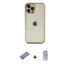 MARSİLYAN™- iPhone 12 Pro Max Kılıf Vadi Minimal - Siyah Joko Magic 5D Cam + Shine Kamera Lens Koruma Cam - GS
