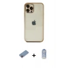 MARSİLYAN™- iPhone 12 Pro Max Kılıf Vadi Minimal - Siyah Joko Magic 5D Cam + Shine Kamera Lens Koruma Cam - PE