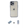 MARSİLYAN™- iPhone 12 Pro Max Kılıf Vadi Minimal - Siyah Joko Magic 5D Cam + Shine Kamera Lens Koruma Cam - GS