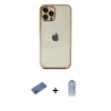 MARSİLYAN™- iPhone 12 Pro Max Kılıf Vadi Minimal - Siyah Joko Magic 5D Cam + Shine Kamera Lens Koruma Cam - GD