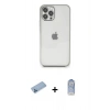 MARSİLYAN™- iPhone 12 Pro Max Kılıf Vadi Minimal - Siyah Joko Magic 5D Cam + Shine Kamera Lens Koruma Cam - MI